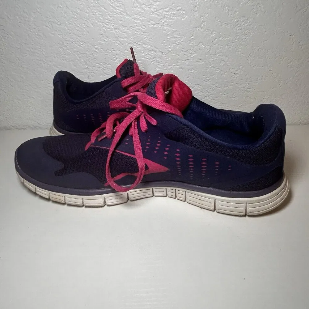 Womens DANSKIN NOW Purple w/ Pink Laces Athletic Shoes Size 11 Lightweight